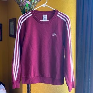 Purple Adidas crewneck sweater, bought it but never used it, in great condition